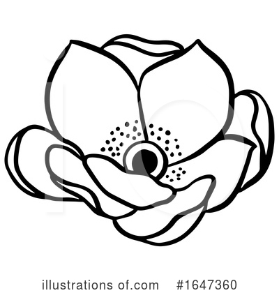 Royalty-Free (RF) Flower Clipart Illustration by Cherie Reve - Stock Sample #1647360