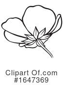 Flower Clipart #1647369 by Cherie Reve