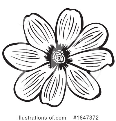 Royalty-Free (RF) Flower Clipart Illustration by Cherie Reve - Stock Sample #1647372