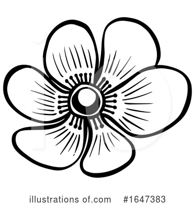 Royalty-Free (RF) Flower Clipart Illustration by Cherie Reve - Stock Sample #1647383
