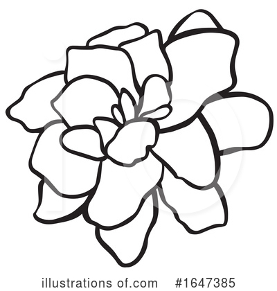 Royalty-Free (RF) Flower Clipart Illustration by Cherie Reve - Stock Sample #1647385