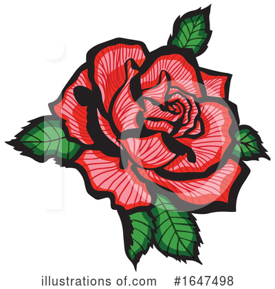 Roses Clipart #1647498 by Cherie Reve