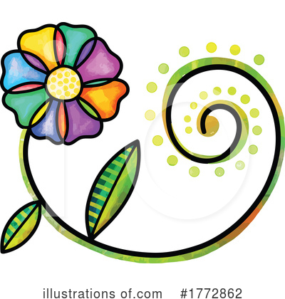 Royalty-Free (RF) Flower Clipart Illustration by Prawny - Stock Sample #1772862