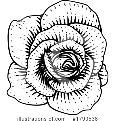 Rose Clipart #1790538 by AtStockIllustration