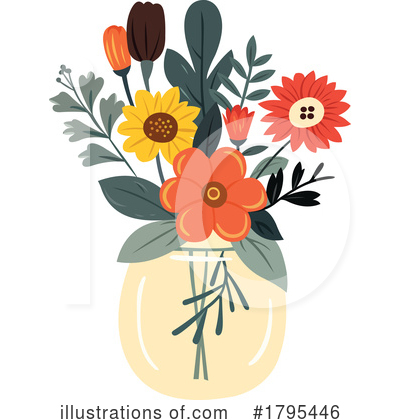 Royalty-Free (RF) Flower Clipart Illustration by yayayoyo - Stock Sample #1795446