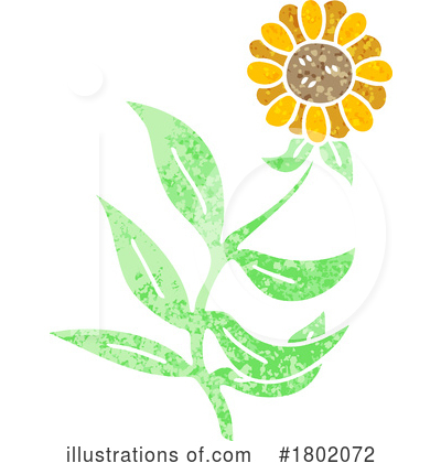 Royalty-Free (RF) Flower Clipart Illustration by lineartestpilot - Stock Sample #1802072