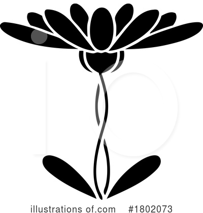 Royalty-Free (RF) Flower Clipart Illustration by lineartestpilot - Stock Sample #1802073