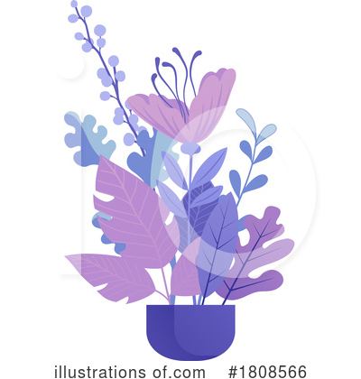 Royalty-Free (RF) Flower Clipart Illustration by AtStockIllustration - Stock Sample #1808566