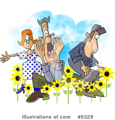 Royalty-Free (RF) Flower Clipart Illustration by djart - Stock Sample #6329