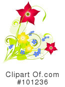 Flowers Clipart #101236 by Oligo