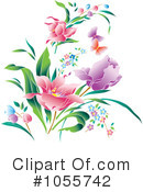 Flowers Clipart #1055742 by pauloribau