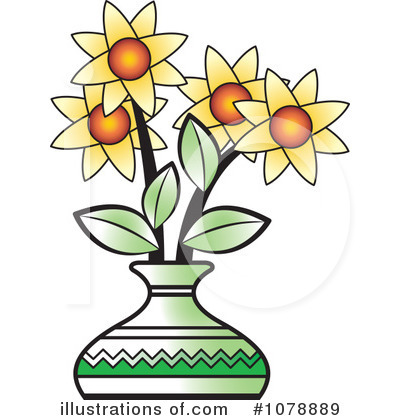 Royalty-Free (RF) Flowers Clipart Illustration by Lal Perera - Stock Sample #1078889