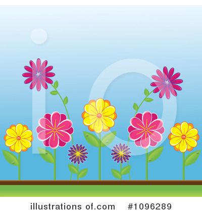 Royalty-Free (RF) Flowers Clipart Illustration by Pams Clipart - Stock Sample #1096289
