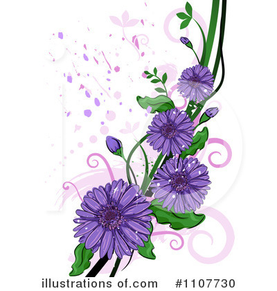 Floral Grunge Clipart #1107730 by BNP Design Studio
