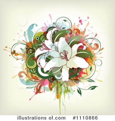 Royalty-Free (RF) Flowers Clipart Illustration by OnFocusMedia - Stock Sample #1110866