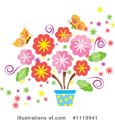Royalty-Free (RF) Flowers Clipart Illustration by Cherie Reve - Stock Sample #1110941
