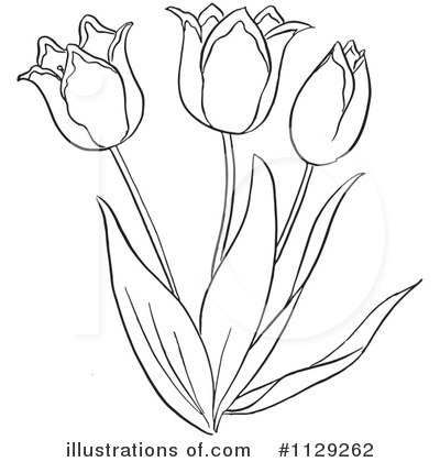 Royalty-Free (RF) Flowers Clipart Illustration by Picsburg - Stock Sample #1129262