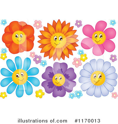 Royalty-Free (RF) Flowers Clipart Illustration by visekart - Stock Sample #1170013