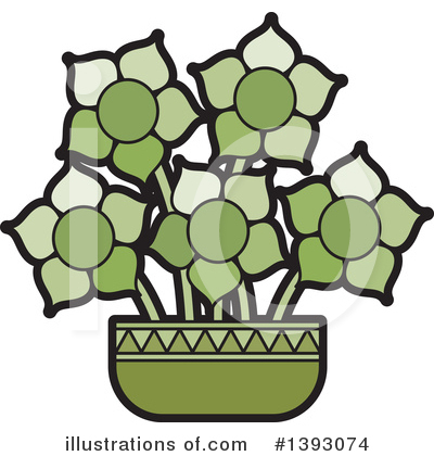 Royalty-Free (RF) Flowers Clipart Illustration by Lal Perera - Stock Sample #1393074