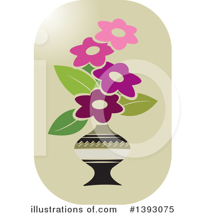 Royalty-Free (RF) Flowers Clipart Illustration by Lal Perera - Stock Sample #1393075