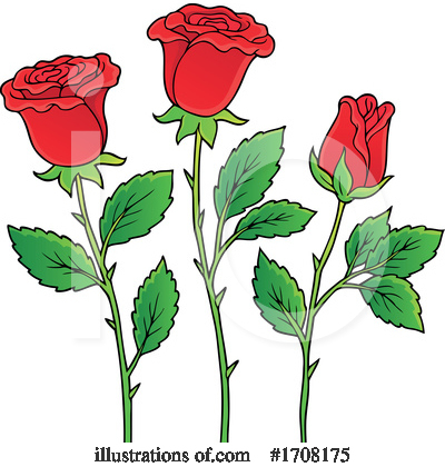 Royalty-Free (RF) Flowers Clipart Illustration by visekart - Stock Sample #1708175