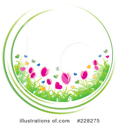 Royalty-Free (RF) Flowers Clipart Illustration by MilsiArt - Stock Sample #228275
