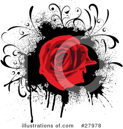 Royalty-Free (RF) Flowers Clipart Illustration by KJ Pargeter - Stock Sample #27978