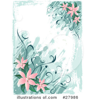 Royalty-Free (RF) Flowers Clipart Illustration by KJ Pargeter - Stock Sample #27986
