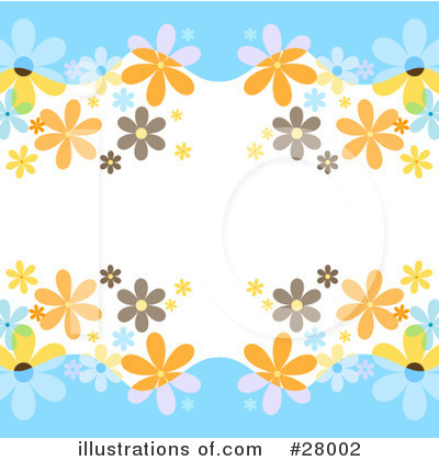 Royalty-Free (RF) Flowers Clipart Illustration by KJ Pargeter - Stock Sample #28002