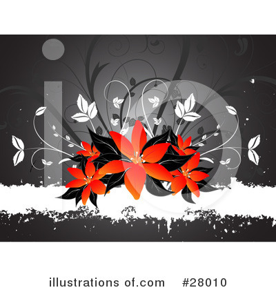Royalty-Free (RF) Flowers Clipart Illustration by KJ Pargeter - Stock Sample #28010
