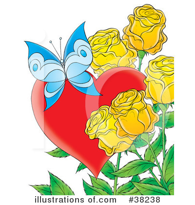 Royalty-Free (RF) Flowers Clipart Illustration by Alex Bannykh - Stock Sample #38238