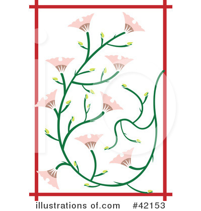 Royalty-Free (RF) Flowers Clipart Illustration by Cherie Reve - Stock Sample #42153