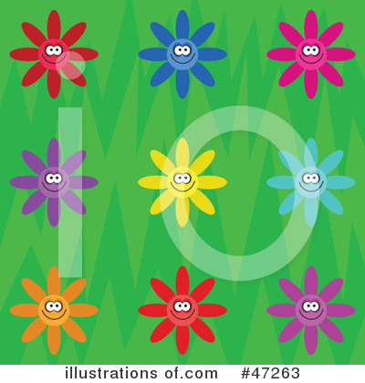 Royalty-Free (RF) Flowers Clipart Illustration by Prawny - Stock Sample #47263