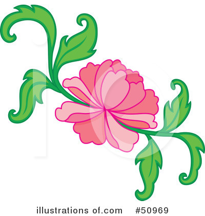 Floral Clipart #50969 by Cherie Reve
