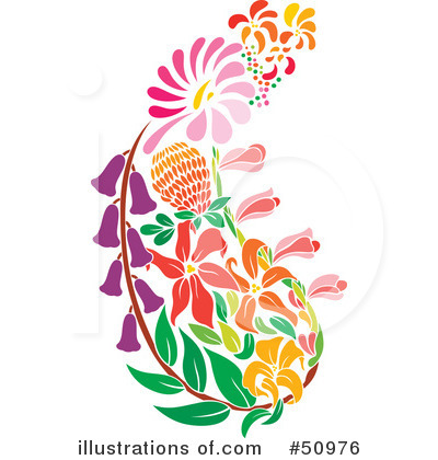 Floral Clipart #50976 by Cherie Reve