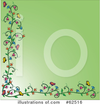 Royalty-Free (RF) Flowers Clipart Illustration by Pams Clipart - Stock Sample #62516