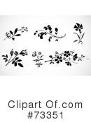 Flowers Clipart #73351 by BestVector