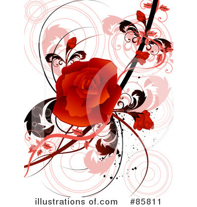 Red Rose Clipart #85811 by BNP Design Studio
