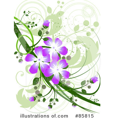Royalty-Free (RF) Flowers Clipart Illustration by BNP Design Studio - Stock Sample #85815