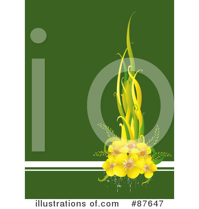Royalty-Free (RF) Flowers Clipart Illustration by BNP Design Studio - Stock Sample #87647
