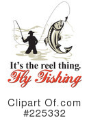 Fly Fishing Clipart #225332 by patrimonio