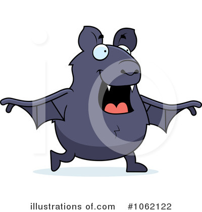 Royalty-Free (RF) Flying Bat Clipart Illustration by Cory Thoman - Stock Sample #1062122