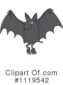 Flying Bat Clipart #1119542 by djart