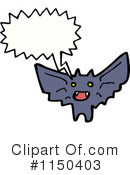 Flying Bat Clipart #1150403 by lineartestpilot