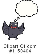 Flying Bat Clipart #1150404 by lineartestpilot