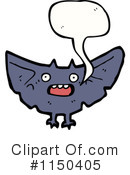 Flying Bat Clipart #1150405 by lineartestpilot