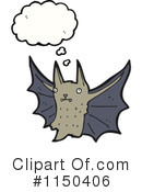 Flying Bat Clipart #1150406 by lineartestpilot