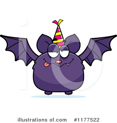 Royalty-Free (RF) Flying Bat Clipart Illustration by Cory Thoman - Stock Sample #1177522