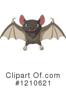Flying Bat Clipart #1210621 by Pushkin
