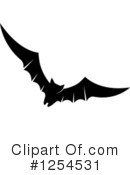Flying Bat Clipart #1254531 by Vector Tradition SM